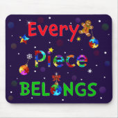 Jedes Stück gehört zu Weihnachten Mousepad (Vorne)