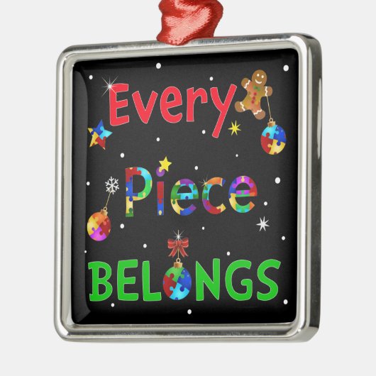 Jedes Stück gehört zu Weihnachten Ornament Aus Metall (Links)