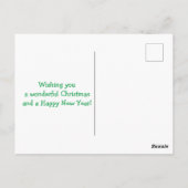 Jedes Stück gehört zu Weihnachten Postkarte (Rückseite)