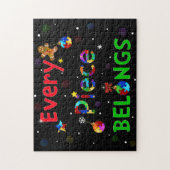 Jedes Stück gehört zu Weihnachten Puzzle (Vertikal)