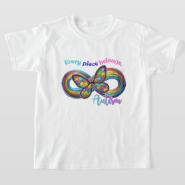 Jedes Stück Schimmer - Autismus Butterfly T-Shirt