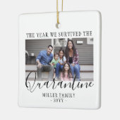 Jedes Text-2-Foto, das wir als Quarantäne überlebt Keramikornament (Links)