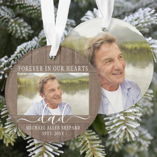 Jedes Text-2-Foto-Gedächtnis Einfache rustikale Im Ornament