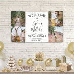 Jedes Thema Brautparty Elegante 4 Foto Willkommen Banner<br><div class="desc">Herzlich willkommen zu einem stilvollen Brautparty mit einem eleganten, individuellen Foto Party Banner. Bilder und Text sind einfach zu personalisieren. Das Party "Brunch & Bubbly" kann leicht gelöscht oder auf eine andere Idee umgestellt werden, z. B. Hinterhofblitz, Gartenteetee-Party, französischer Boho-Chic, Miss to Mrs., Pariser Romance usw. (IMAGE PLACEMENT TIP: Eine...</div>