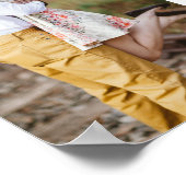 Jedes Thema Brautparty Willkommen 4 FotoCollage Poster (Ecke)