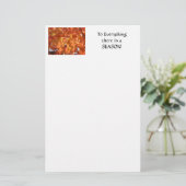 JEDES, WAS EIN SAISON Stationery Herbst hinterläss Briefpapier (Stehend Vorderseite)