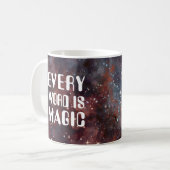 jedes Wort ist magisch Kaffeetasse (Vorderseite Links)
