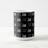 Jedes zweite Logo oder wiederholendes Bildmuster Kaffeetasse (Mittel)