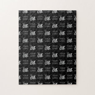 Jedes zweite Logo oder wiederholendes Bildmuster Puzzle