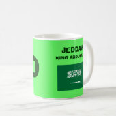 Jedhah* Flughafen-Code-Tasse Kaffeetasse (VorderseiteRechts)