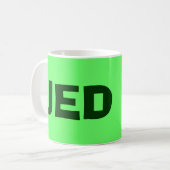 Jedhah* Flughafen-Code-Tasse Kaffeetasse (Vorderseite Links)