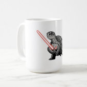 jedi-Schildkröte-T - Shirt Kaffeetasse (Vorderseite Links)