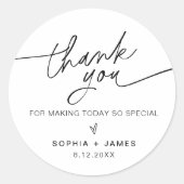 JEDLEIGEN Vielen Dank für den Round-Sticker Runder Aufkleber (Vorderseite)