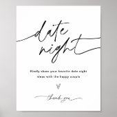 JEDLEIGH Date Night Ideas Unterschreiben Poster (Vorne)