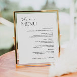 JEDLEIGH Wedding Dinner Menü Unterschrift 8x10 Poster<br><div class="desc">Everleigh Collection - eine atemberaubende und minimalistische Kollektion mit einem modernen Kalligraphie-Schriftart, der elegant und stilvoll zugleich ist. Diese Kollektion bietet ein zeitloses und elegantes Design, das perfekt für jede Veranstaltung geeignet ist, von Hochzeiten bis hin zu Babyduschen und allem dazwischen. Genießen Sie die Eleganz und Eleganz der Everleigh Collection...</div>