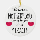Jedoch kommt Mutterschaft zu Ihnen, Keramik Ornament (Vorne)