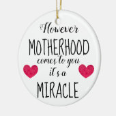 Jedoch kommt Mutterschaft zu Ihnen, Keramik Ornament (Links)