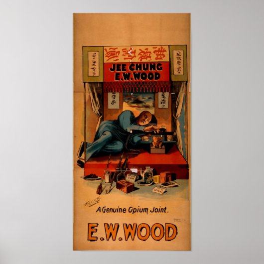 JEE CHUNG Genuine Opium Joint VAUDEVILLE Poster (Vorne)