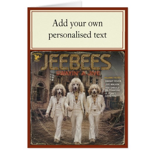 Jeebees Album: eine Parodie (Vorne)