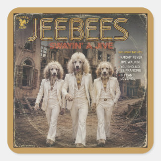 Jeebees Album: eine Parodie Quadratischer Aufkleber