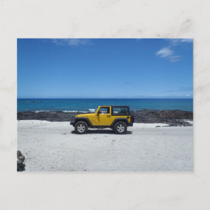 Jeep-Adventure in Hawaii Postkarte