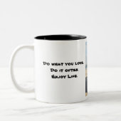 Jeep.Enjoy.Life Zweifarbige Tasse (Links)