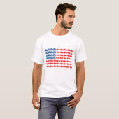 Jeep-Flaggen-T-Shirt T-Shirt (Vorne ganz)