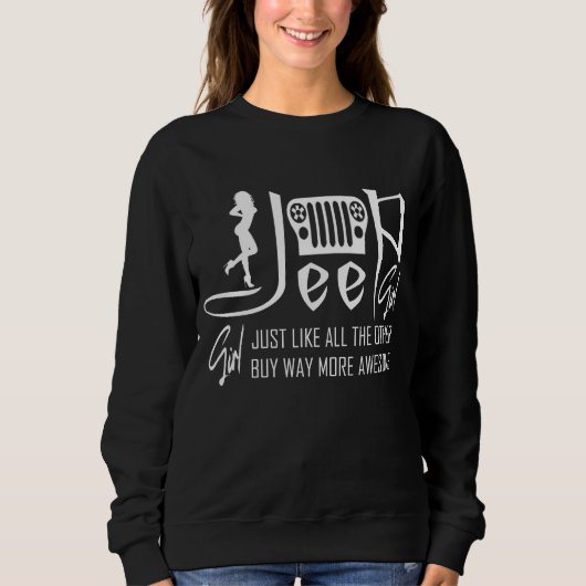 JEEP GIRL T-Shirt Sweatshirt (Vorderseite)