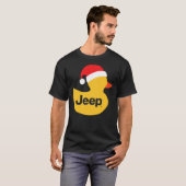 Jeep Holiday Duck Red Santa Hat T-Shirt (Vorne ganz)