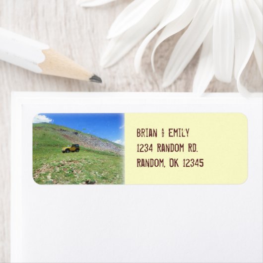 Jeep in Spring Wrangler benutzerdefinierte Adresse (Insitu)