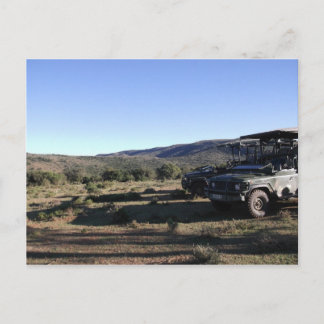 Jeep landsSafari Postkarte