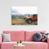 Jeep Rubicon Mountain landschaftliche Leinwand (Insitu (Wohnzimmer))