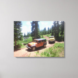 Jeep Rubicon Moutain Abenteuer Leinwand