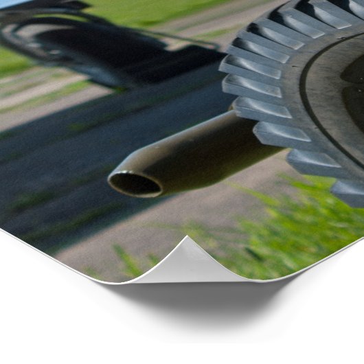 Jeep und Beechcraft Poster (Ecke)