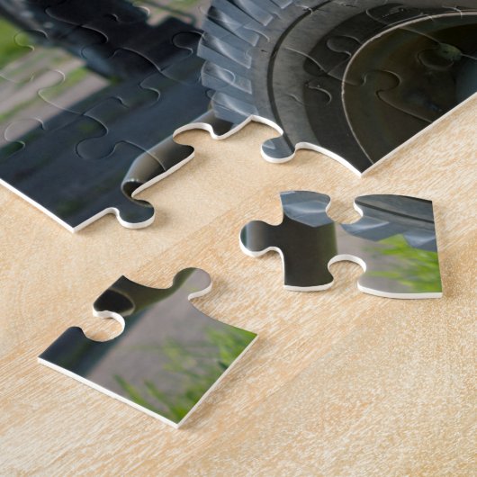 Jeep und Flugzeug Puzzle (Seite)