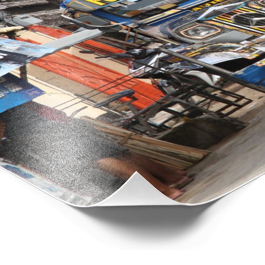 Jeepney Fotodruck (Ecke)