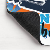 Jeepney Manila Vibes Blue Orange Mousepad (Ecke)