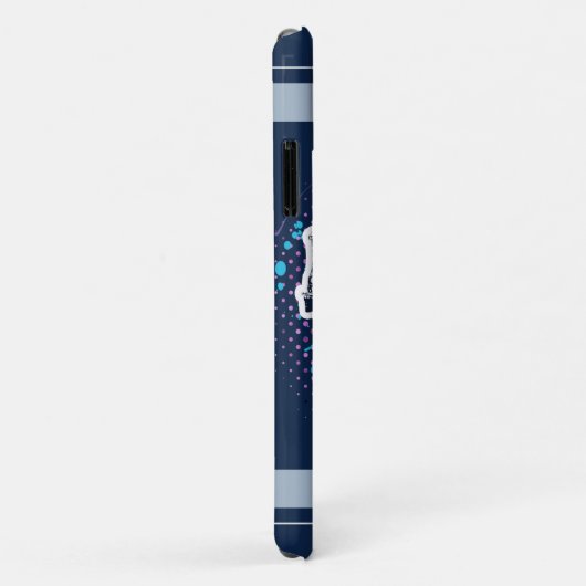 Jeepney Pinoy Vibes Blue Pink Case-Mate iPhone Hülle (Hinten/Rechts)