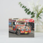 Jeepney Postkarte (Stehend Vorderseite)