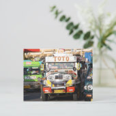 Jeepney Postkarte (Stehend Vorderseite)