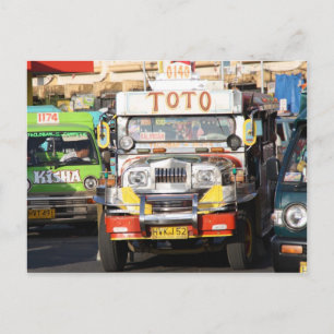 Jeepney Postkarte
