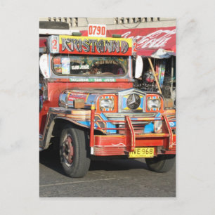 Jeepney Postkarte
