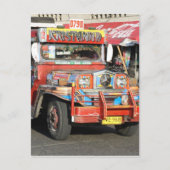 Jeepney Postkarte (Vorderseite)
