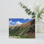 Jeeps auf dem Ophir Pass in Colorado Postkarte (Stehend Vorderseite)