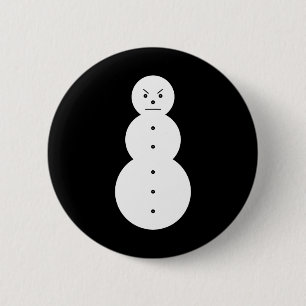 Jeezy Schneemann - Hiphop Wütender Schneemann Jeez Button