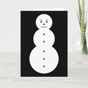 Jeezy Schneemann - Hiphop Wütender Schneemann Jeez Karte