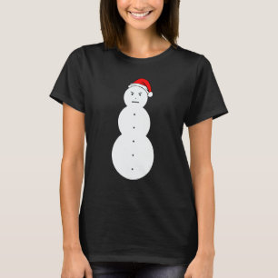 Jeezy Schneemann Verrückter Schneemann T-Shirt