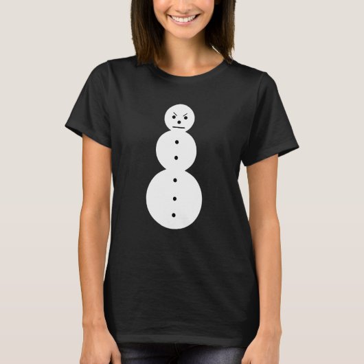 Jeezy Snowman Angry Snowman Jeezy Snowman T-Shirt (Vorderseite)