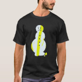 Jeezy Snowman Funny Angry Snowman Jeezy Snowman T T-Shirt (Vorderseite)