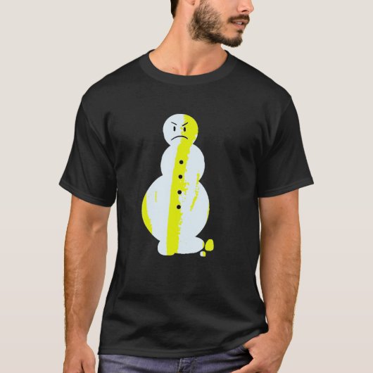 Jeezy Snowman Funny Angry Snowman Jeezy Snowman T T-Shirt (Vorderseite)